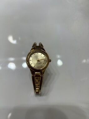 Gold Tone Women's Bangle Watch
